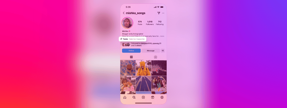 Distribuye música y aumenta la participación de los fans: la nueva función de música en los perfiles de Instagram