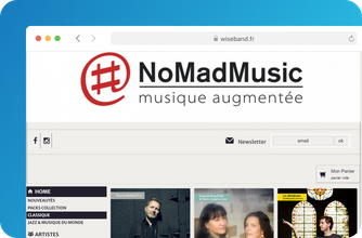 página band.fm nomadmusic